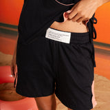 Naya Set in Black/Saumon