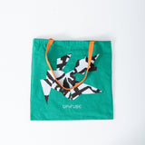 Canvas Tote Bag - Green Origami