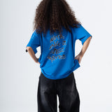 Denim Collared Polo Shirt - Royal Blue