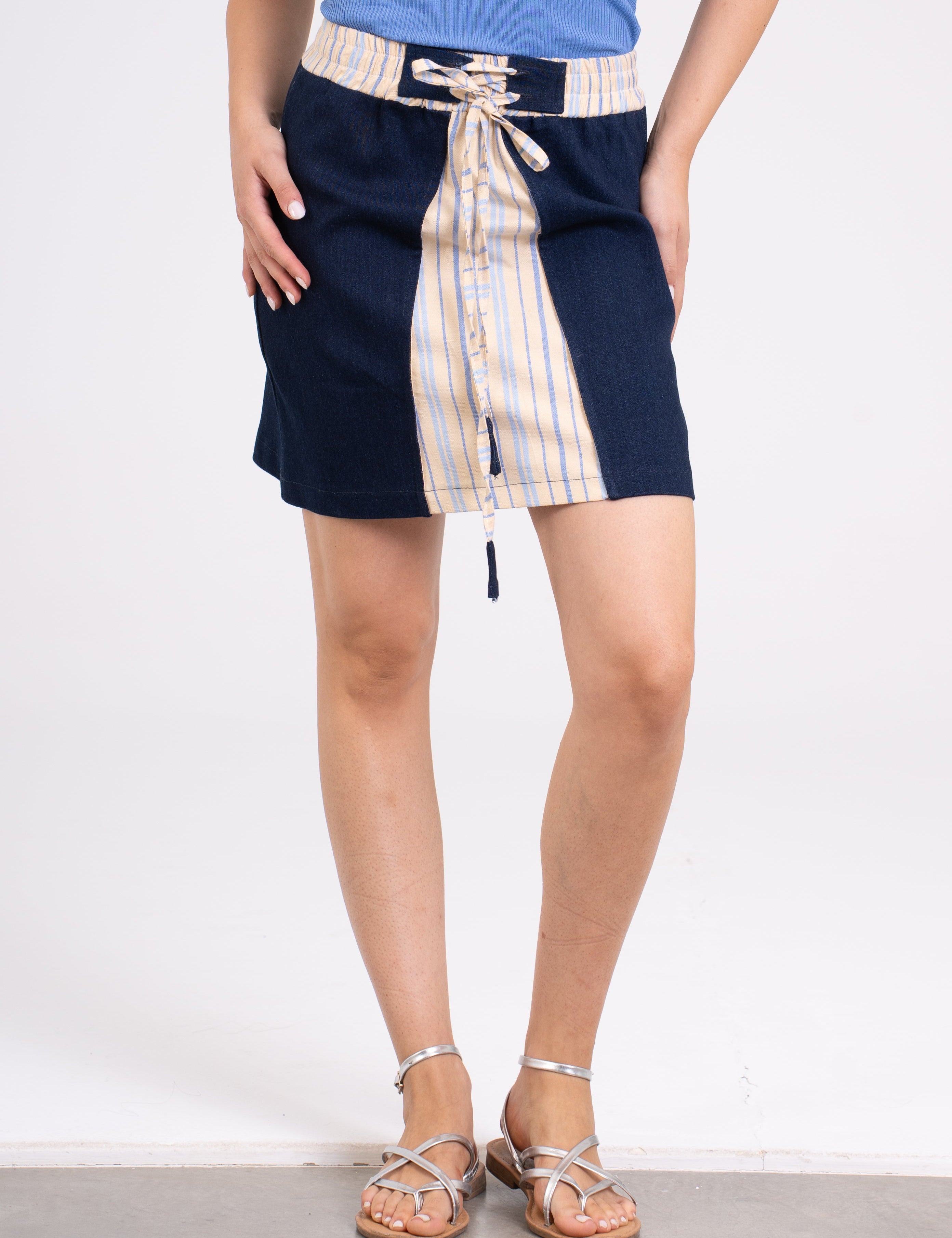 Strings Attached Mini Skirt