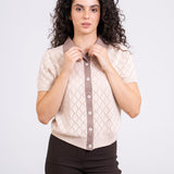 Knitted Short Sleeve Shirt