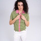 Knitted Short Sleeve Shirt