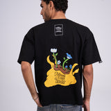 Nothing is ever Wasted Oversized T-shirt - Black