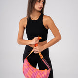Round Shoulder Bag - Peach