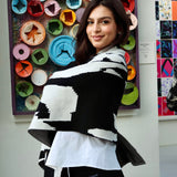 White Confetti Scarf