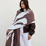 Brown Confetti Scarf