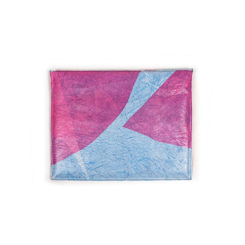 Pink Blue Laptop Case Back