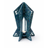 Sculptural Lantern - Teal