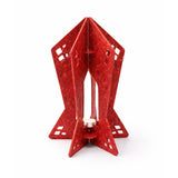 Sculptural Lantern - Red