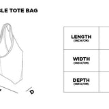 Jean-ius Reversible Tote Bag - Ice Blue