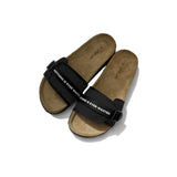 Footprint Slippers - Black