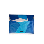 Front of blue laptop case